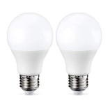 SET 2x Bombilla LED E27/9W/230V 2700K