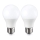 SET 2x Bombilla LED E27/9W/230V 2700K