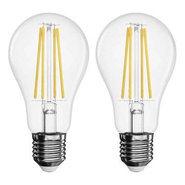 SET 2x Bombilla LED FILAMENT A60 E27/5,9W/230V 2700K