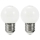 SET 2x bombilla LED PARTY E27/0,5W/36V blanco