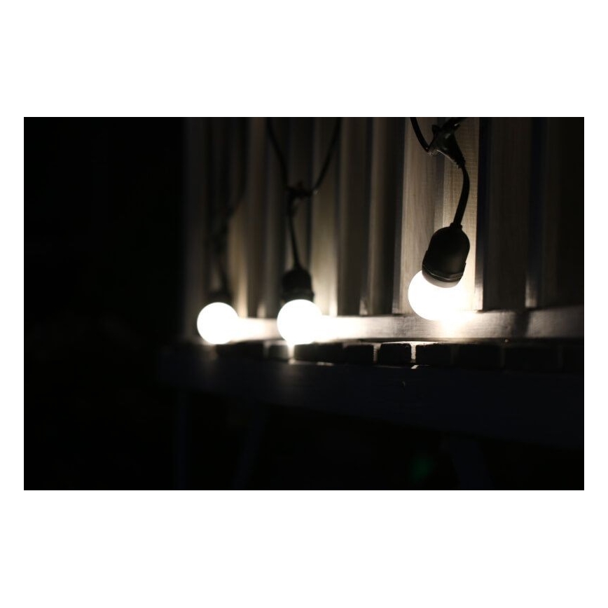 SET 2x bombilla LED PARTY E27/0,5W/36V blanco