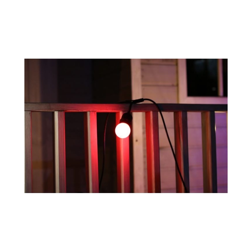SET 2x bombilla LED PARTY E27/0,5W/36V roja