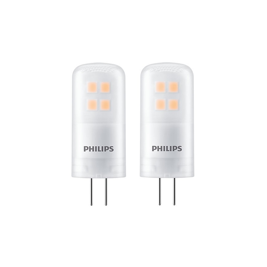 SET 2x Bombilla LED Philips G4/2,7W/12V 2700K