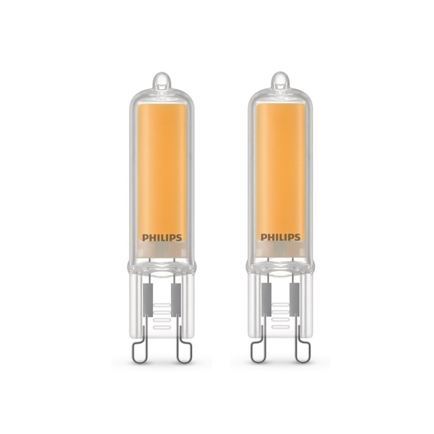SET 2x Bombilla LED Philips G9/3,5W/230V 2700K