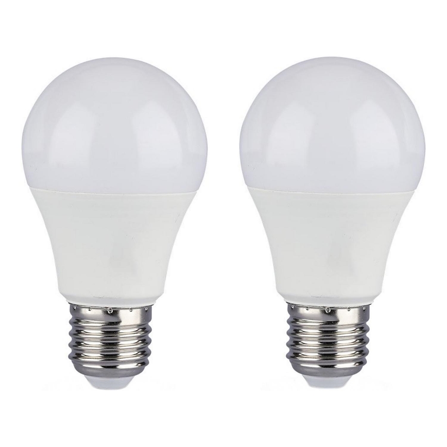 SET 2x Bombilla LED regulable A60 E27/9W/230V 4000K
