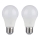 SET 2x Bombilla LED regulable A60 E27/9W/230V 4000K