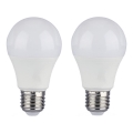SET 2x Bombilla LED regulable A60 E27/9W/230V 6400K