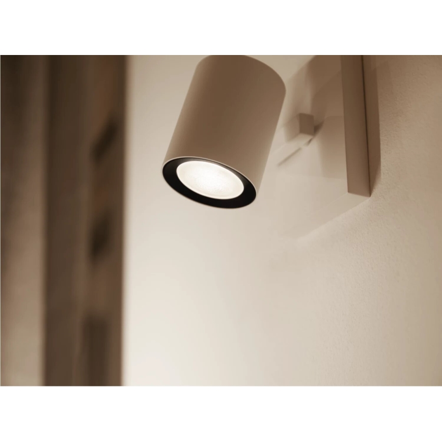 SET 2x Bombilla LED regulable Philips Hue WHITE GU10/4,2W/230V 2700K