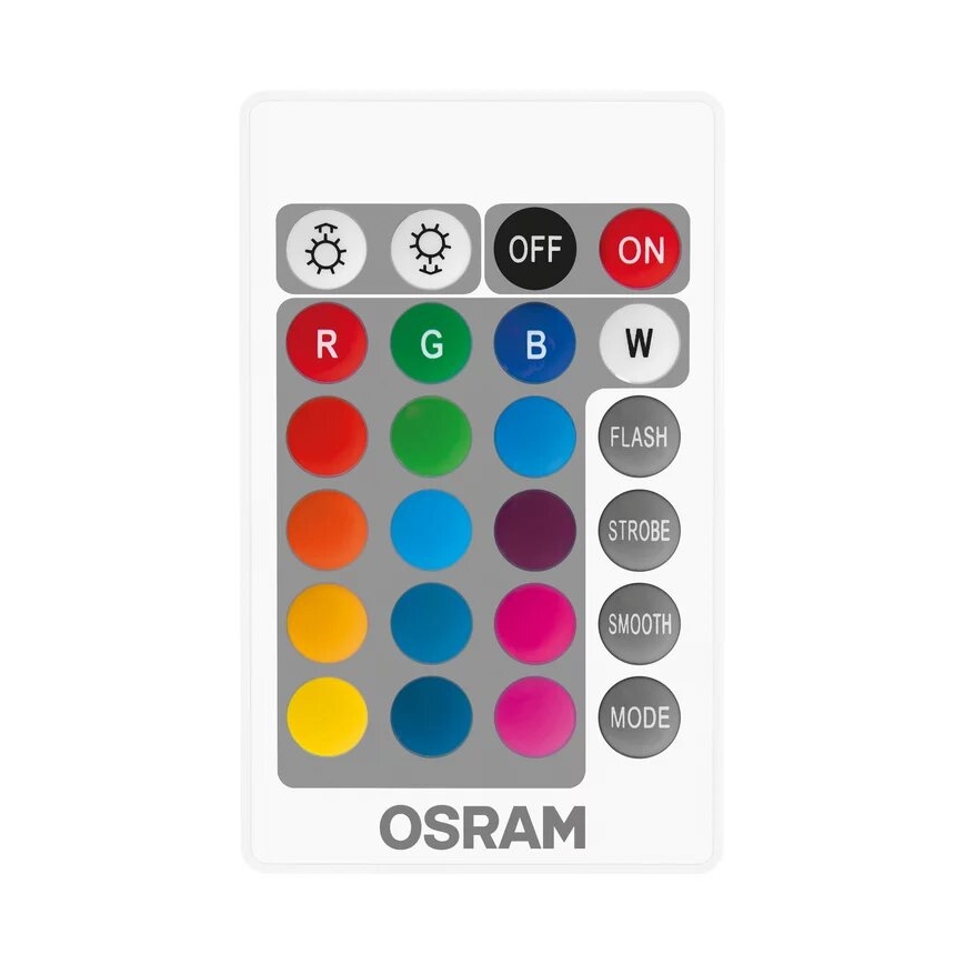 SET 2x Bombilla LED RGBW regulable B38 E14/4,9W/230V 2700K + control remoto - Osram