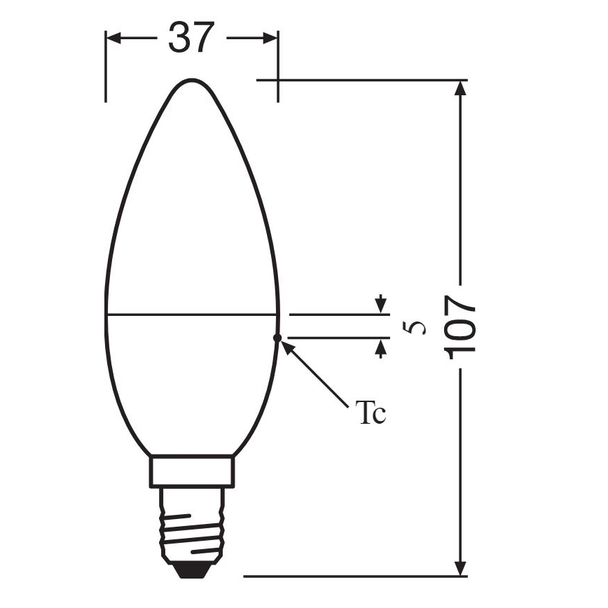 SET 2x Bombilla LED RGBW regulable B38 E14/4,9W/230V 2700K + control remoto - Osram