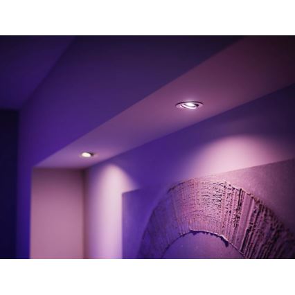 SET 2x Bombilla LED RGBW regulable Philips Hue White And Color Ambiance GU5,3/MR16/6,3W/12V 2000-6500K