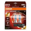 SET 2x Bombilla NIGHT BREAKER H11 PGJ19-2/55W/12V - Osram