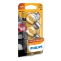 SET 2x Bombilla para coche Philips VISION 12498B2 P21W BA15s/21W/12V