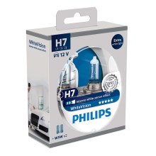 SET 2x Bombilla para coche Philips WHITEVISION 12972WHVSM H7 PX26d/55W/12V