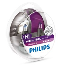 SET 2x Bombilla para el coche Philips VISION PLUS 12258VPS2 H1 P14,5s/55W/12V
