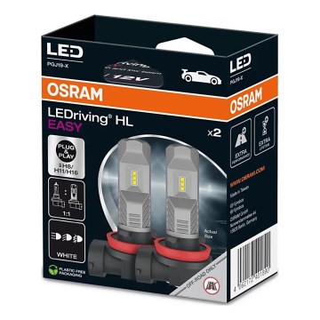 SET 2x LED Bombilla H8/H11/H16 PGJ19-X/8,2W/12V 6000K - Osram