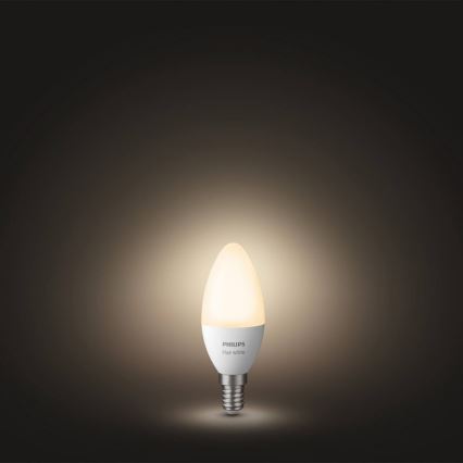 SET 2x LED Bombilla regulable Philips HUE WHITE E14/5,5W/230V