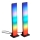 SET 2x LED RGB Lámpara de mesa regulable LED/5W/5V + control remoto