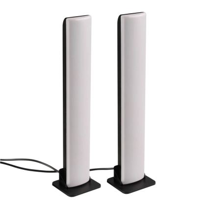 SET 2x LED RGB Lámpara de mesa regulable LED/5W/5V + control remoto