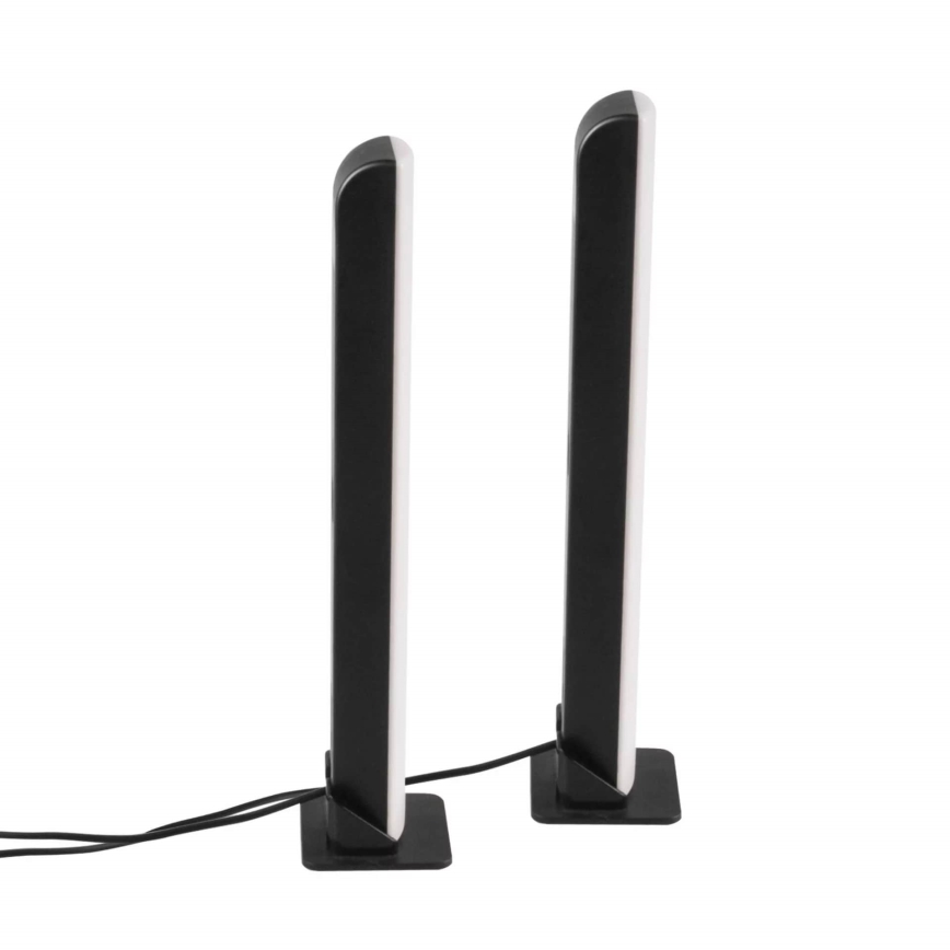 SET 2x LED RGB Lámpara de mesa regulable LED/5W/5V + control remoto