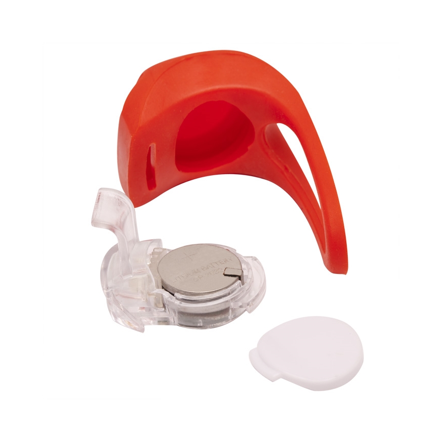 SET 2x Luz LED para bicicleta/1xCR2032 IP44 rojo/blanco