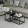 SET 2x Mesa de centro LEKA negro