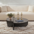 SET 2x Mesa de centro ORION antracita