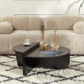 SET 2x Mesa de centro ORION negro