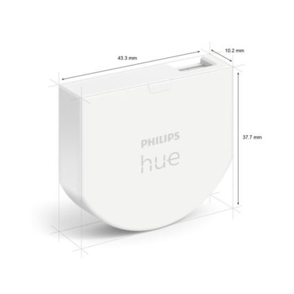 SET 2x módulo de interruptor de pared Philips Hue SWITCH