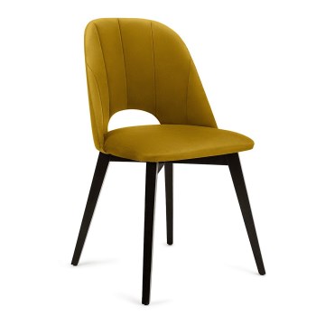 SET 2x Silla de comedor BOVIO 86x48 cm amarillo/haya