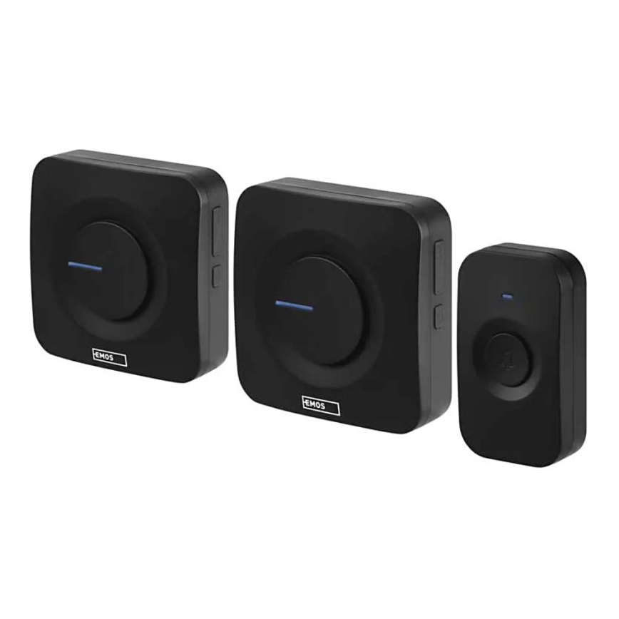 SET 2x Timbre inalámbrico a pilas 3xAAA + 1xA23 IP56
