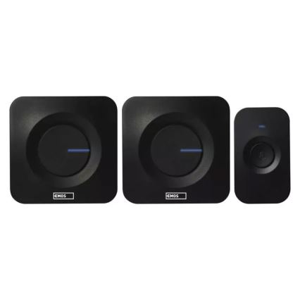 SET 2x Timbre inalámbrico a pilas 3xAAA + 1xA23 IP56