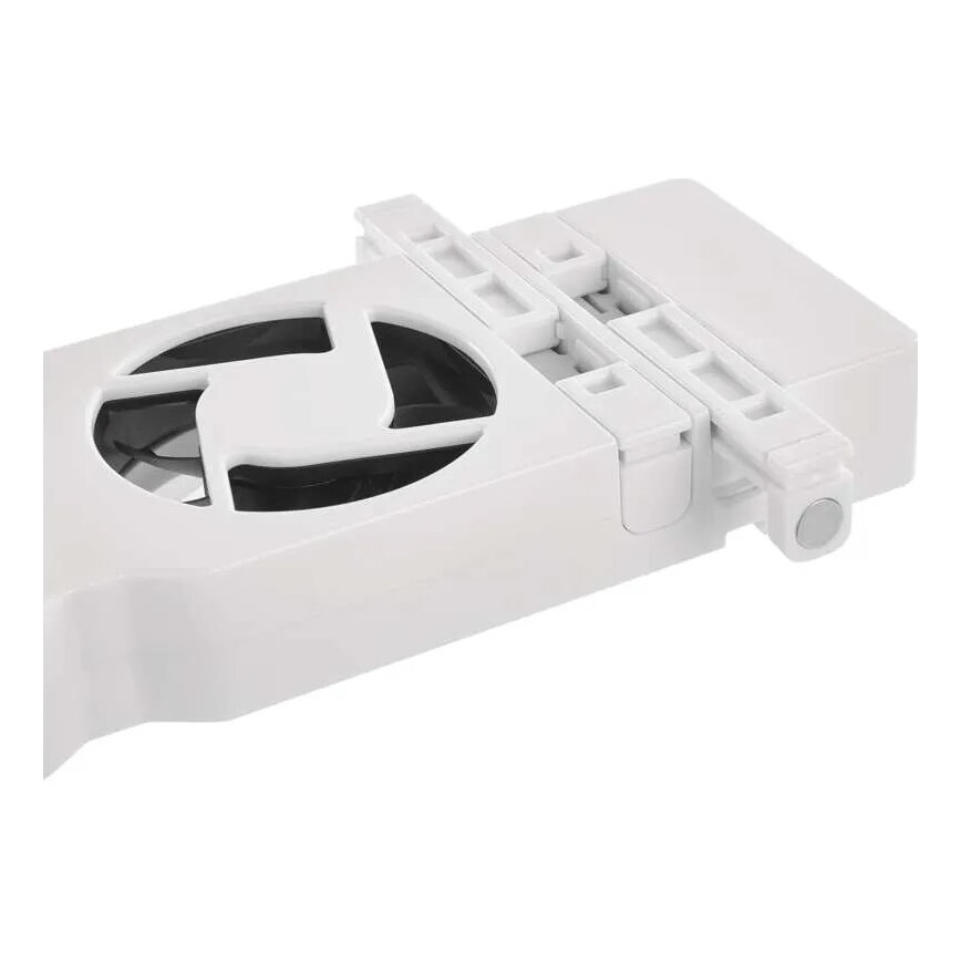SET 2x Ventilador de radiador 5/230V blanco