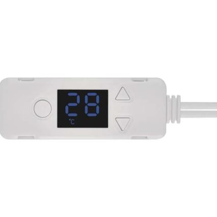 SET 2x Ventilador de radiador 5/230V blanco