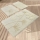 SET 3x Alfombra de baño ORKIDE 60/60/100 cm beige