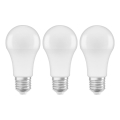 SET 3x Bombilla LED A60 E27/10W/230V 2700K