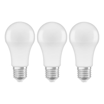 SET 3x Bombilla LED A60 E27/10W/230V 2700K