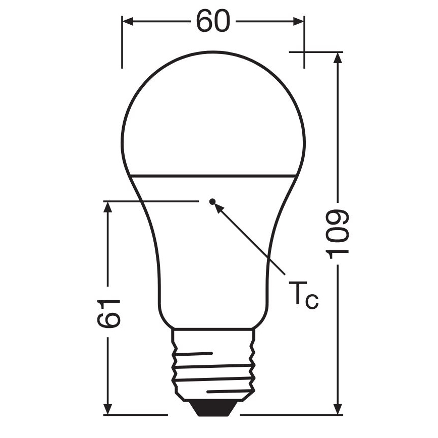 SET 3x Bombilla LED A60 E27/10W/230V 4000K