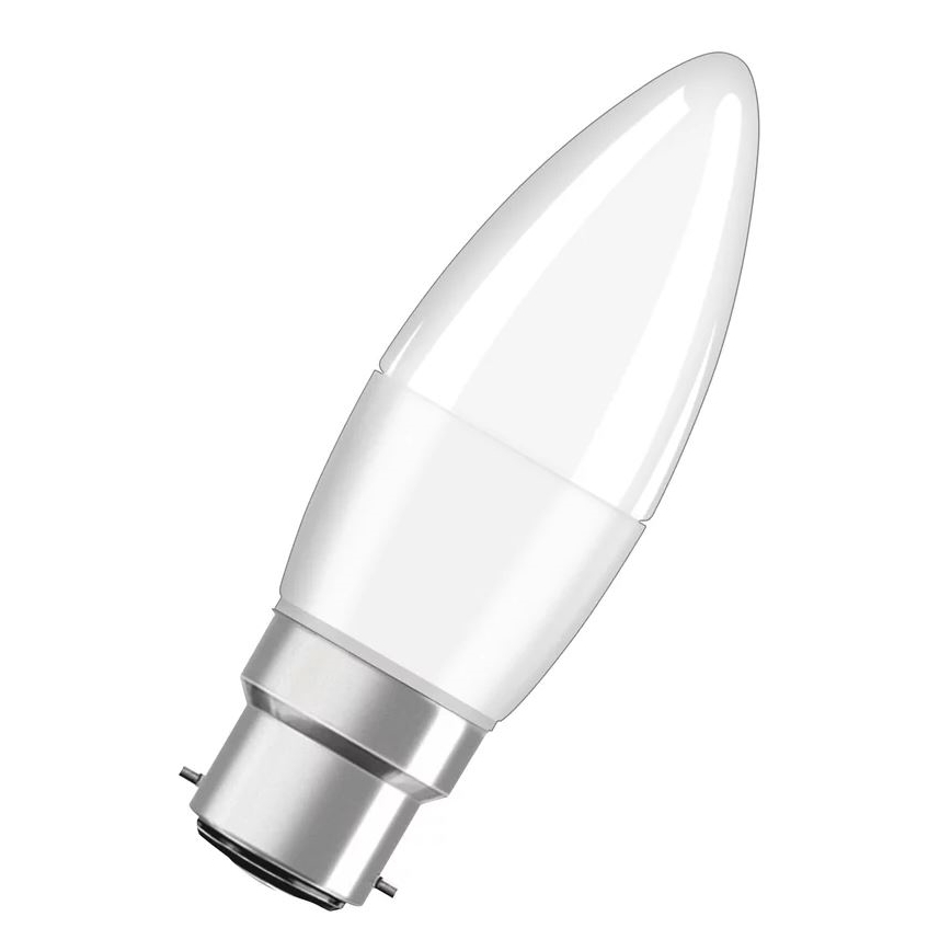 SET 3x Bombilla LED B38 B22d/4,9W/230V 3000K - Osram