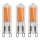 SET 3x Bombilla LED G9/2W/230V 3000K - Eglo 10614