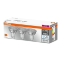 SET 3x Bombilla LED PAR16 GU10/6,9W/230V 6500K - Osram