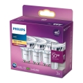 SET 3x Bombilla LED Philips GU10/4,6W/230V 2700K