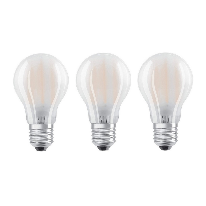 SET 3x Bombilla LED VINTAGE E27/7W/230V 2700K - Osram