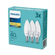Set 3x Bombillas LED Philips E14/5,5W/230V 2700K