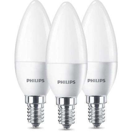 Set 3x Bombillas LED Philips E14/5,5W/230V 2700K