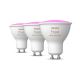 SET 3x bombillas LED regulables Philips Hue White And Color Ambiance GU10/5W/230V 2000-6500K