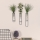 SET 3x Decoración de pared para flores 20/25/30 cm negro