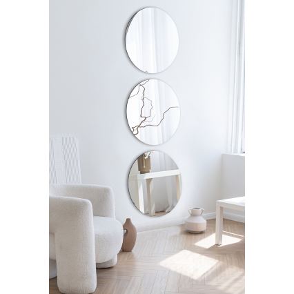 SET 3x Espejo de pared ROUND diá. 40 cm