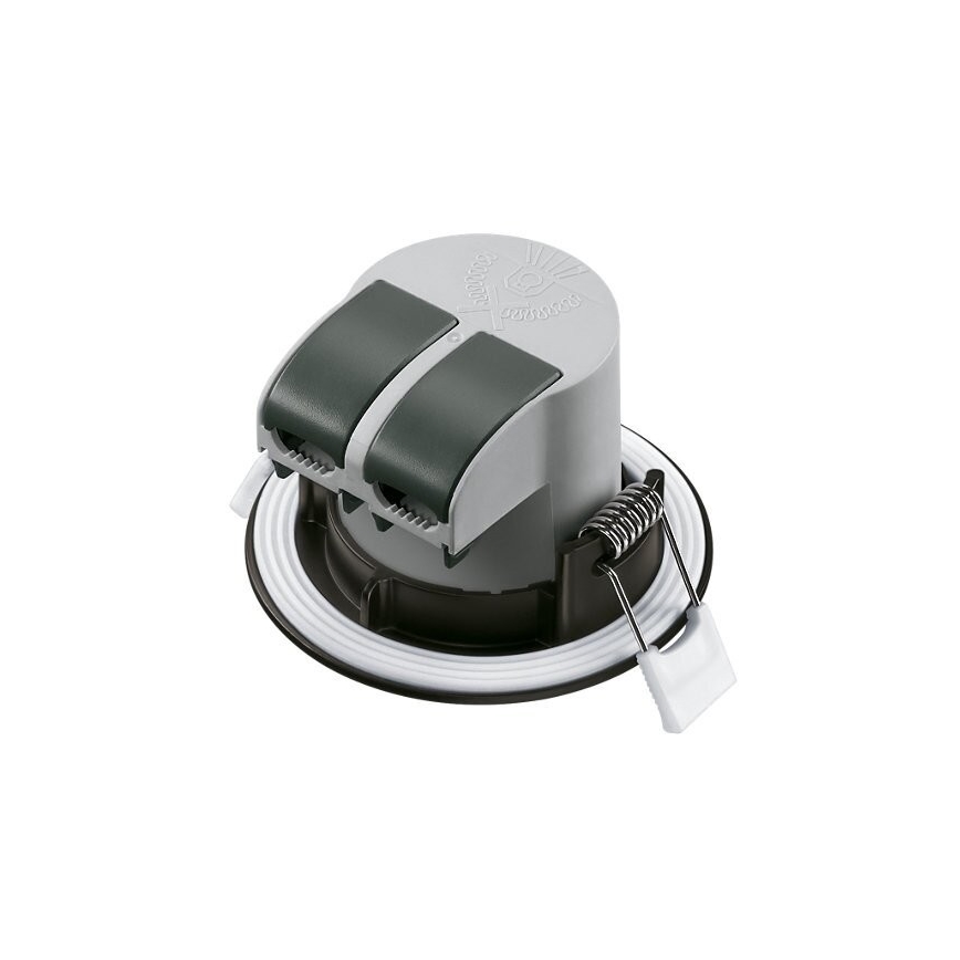 SET 3x Lámpara empotrable de baño LED LED/5,5W/230V 2700K IP65 negro
