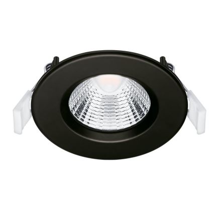 SET 3x Lámpara empotrable de baño LED LED/5,5W/230V 2700K IP65 negro